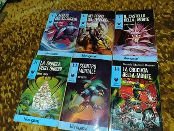 Lupo Solitario librogame lotto libri 4 6 7 8 12 15