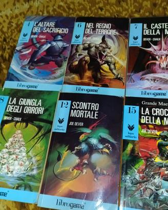 Lupo Solitario librogame lotto libri 4 6 7 8 12 15