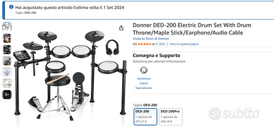 Batteria Donner 200