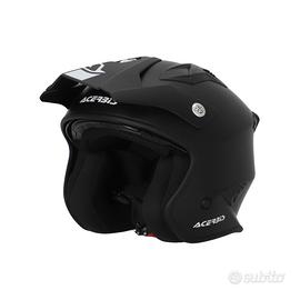 CASCO JET ARIA 22-06 ACERBIS nero opaco