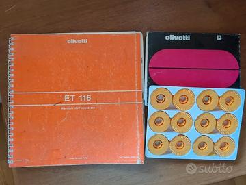 Manuale Olivetti ET 116 + Nastri correttori