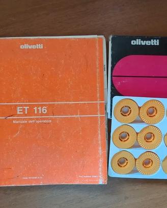 Manuale Olivetti ET 116 + Nastri correttori