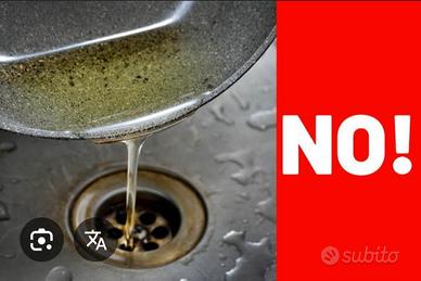 Ritiro gratuito olio esausto da frittura
