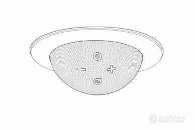 Supporto cartongesso soffitto per Amazon Echo Dot
