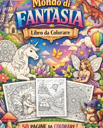 Libro da colorare per bambini con copertina 10 pag