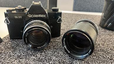 Rollei sl35 planar 50 e sonnar 135