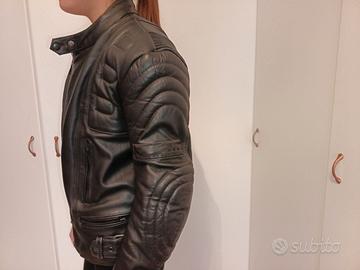 Giubbino in pelle per moto/scooter