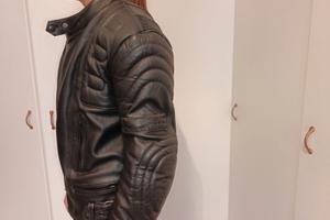 Giubbino in pelle per moto/scooter