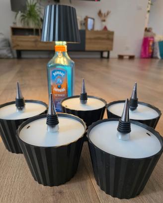 Set 5 Lampade LED per Bottiglie (Ricaricabili)