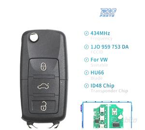 CHIAVE COMPLETA PER SEAT VOLKSWAGEN VW SKODA VARI 