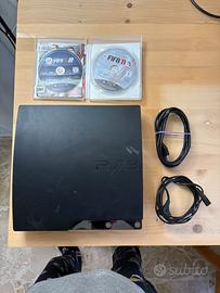 PS3 Slim 120GB CECH-2104A + FIFA 11 e FIFA 16+CAVI