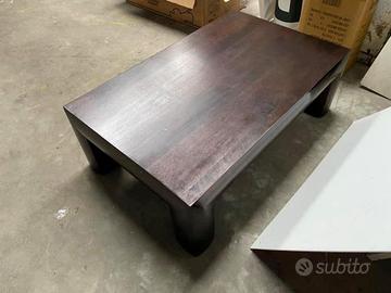 Tavolino salotto basso wenge
