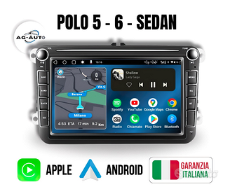 Vw Polo 5/6 | 8 Pollici Autoradio android KIT COMP