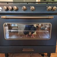 Cucina Tecnogas nero opaco 90x60