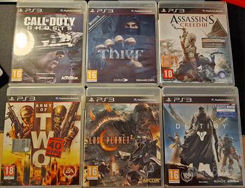GIOCHI PS3 DI SPARATUTTO/AVVENTURA/STORIE