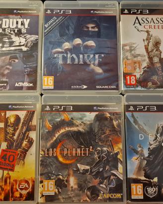 GIOCHI PS3 DI SPARATUTTO/AVVENTURA/STORIE