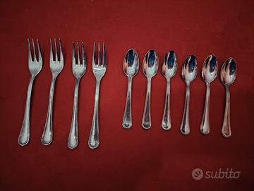 Set Vintage Posate Dolce/Tè EMMEGI Italy - 10 Pezz