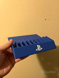Espositore videogiochi + 2 supporti joystick