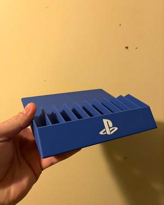 Espositore videogiochi + 2 supporti joystick