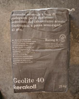 Geolite 40 kerakoll sacco da 25 kg