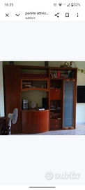 Parete attrezzata legno