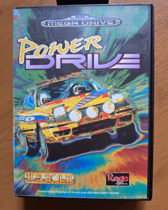 Power Drive Sega Mega Drive completo