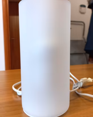 Lampada da tavolo in VETRO BIANCO