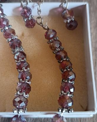 collana più orecchini e bracciale 
