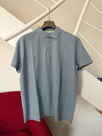 Polo color grigio chiaro Decathlon  TG XXL
