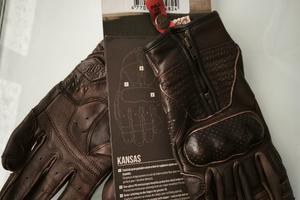 Guanti moto in vera pelle