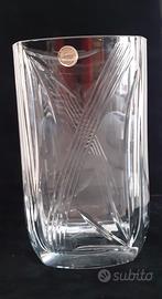 Vaso rettangolare in cristallo al piombo Cristal d