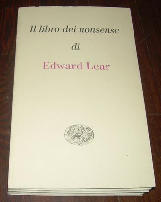 IL LIBRO DEI NONSENSE EDWARD LEAR 1970 1ED EINAUDI