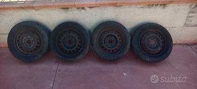 Fiat Panda 141 cerchi ruote gomme 155 65 13