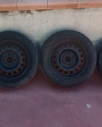 Fiat Panda 141 cerchi ruote gomme 155 65 13