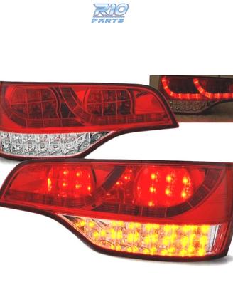 FANALI A LED AUDI Q7 06-09 ROSSO CHIARO