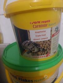 Cibo per pesci e tartarughe