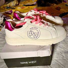 Sneakers Nine West white/ pink