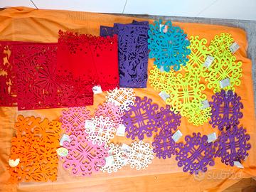 lotto decorazioni casa in feltro 