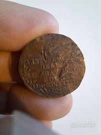 Rara e antica medaglia celebrativa presa di Roma