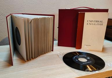 Valigetta Vintage 44 Vinili Corso Inglese anni 70