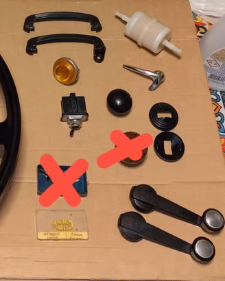 Fiat 500 d'epoca Ricambi originali nuovi e usati