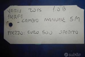 Cambio 5n toyota yaris anno 2015 1.0b tipo 1krfe