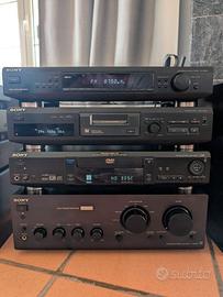 Impianto Hi-Fi SONY (Amp Serie QS) + 2 satelliti