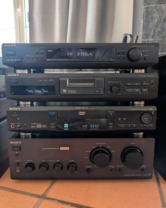 Impianto Hi-Fi SONY (Amp Serie QS) + 2 satelliti