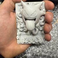 Carta pokemon in resina Gengar 3d da dipingere