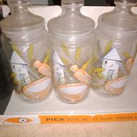 barattoli vetro vintage 