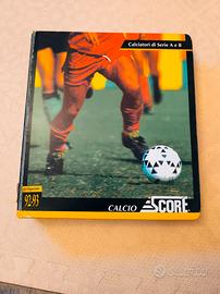 album figurine calcio score 92 -  93 serie A  - B