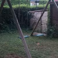 Altalena da giardino in legno