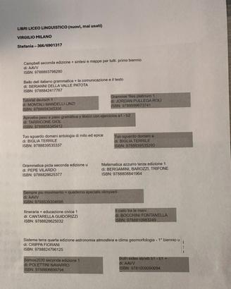 Libri liceo linguistico