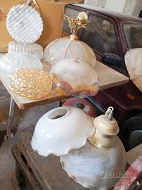 set lampadari anni 70/80